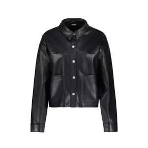 [레코브](광주신세계)크롭 레더 자켓 (LC61F3JK510X)