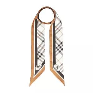 버버리 체크 여성 실크 스키니 스카프 8120320