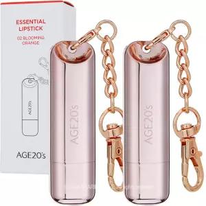 에이지투웨니스 에센셜 립스틱 02 블루밍 오렌지+키링 x2개