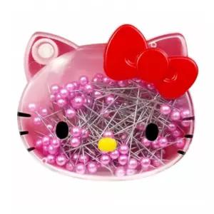 사무용 문구 바이하츠 헬로키티 진주핀/가정용시침핀/문서고정시침핀/게시판고정시침핀/게시판고정핀