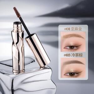 Czel 눈썹 염색제 연한 색상 황금 갈색 자연스러운 입체감