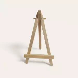 나무 미니이젤 액자받침대 탁상용 소품거치대 8X15cm/사진액자/그림/받침대/인테리어/엽서/명함꽂이/휴대용