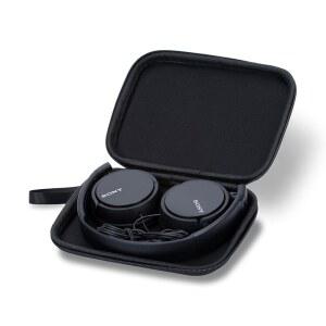 소니 ZX 시리즈 유선 온이어 헤드폰케이스 MDR-ZX110 / MDRZX110AP MDRZX110NC MDR-ZX310AP와 호환되는 하드쉘 여행용 헤드폰 슬림 케이스