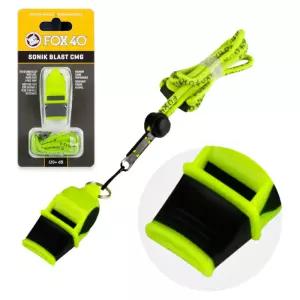 폭스 호각 소닉 블라스트(CMG II) 휘슬 호루라기 심판용 경기용 안전구조용 등산용 해상 훈련 Dno