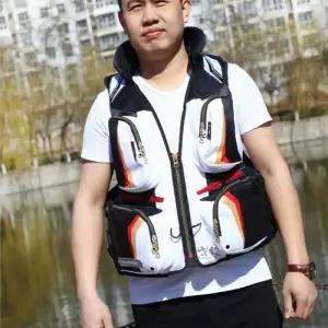 구명조끼 낚시 조끼 다포켓조끼 수영조끼 화이트 MRB11176889 마롱방