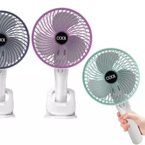 소형 선풍기 클립형 휴대용 충전식 탁상용 선풍기 데스크탑 집게형 개인 차량용 개인용 유모차 무선 핸디