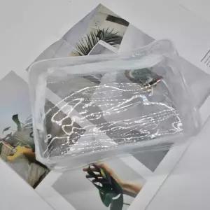 [라일리] Rly 대형파우치 화이트 대형 파우치 방수 투명 PVC