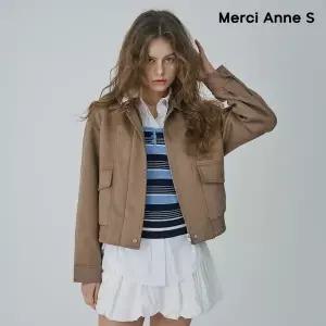 [롯데백화점]메르시앤에스 콩크 스웨이드 자켓 MC3LEF1