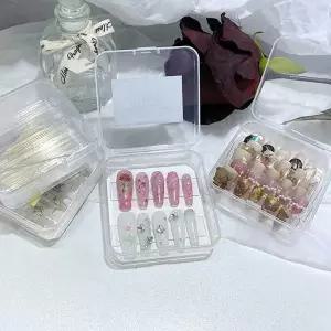 네일팁케이스 네일아트판 디스플레이 10pcs 네일팁보관함 네일액자 네면테이프 아크릴판10pcs