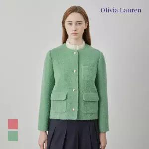 [올리비아로렌] 비비드 부클 라운드 자켓_VOCFU5S1311
