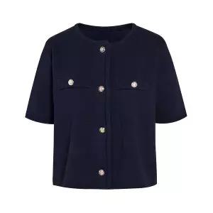 [JJ지고트](신세계 사우스시티)골드버튼 자켓 스타일 니트 가디건 GS4N1CD401