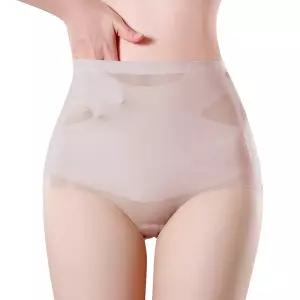 미미캐츠 얇고 시원한 스킨핏 노라인 하이웨스트 여성 똥배 보정팬티 1매 P-9322