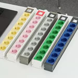 스윗홈 뉴잇 고용량 국산 알루미늄 납작 멀티탭 과부하차단 8구 3m 컴퓨터 산업용 안전 서버탭 에어컨