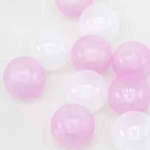 키즈 놀이방 놀이 텐트 장난감 화이트 핑크공 100개