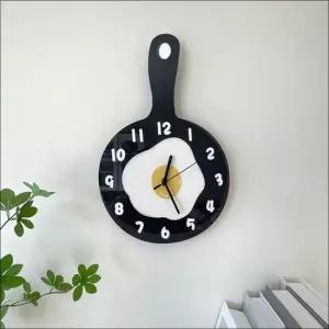 에그 후라이 무소음 벽시계