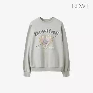 [듀엘링](하남점) 더블하트 그래픽 오버핏 스 셔츠 MG_D254MSM105