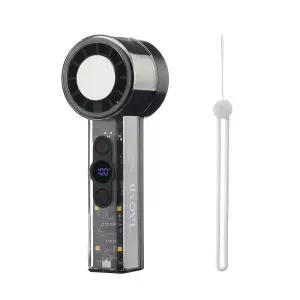 타오미 터보 에어컨 미니 휴대용 선풍기 ,블랙