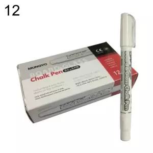 멀티 초크펜 MBG12 블랙보드 유리 흰색 12입/카페/레스토랑/철재/사무실/아크릴펜/글라스/학교/식당/매장