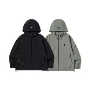 [라이프워크]M 라이프워크자켓 CQK LW251JP370 사선로고 나일론 후드 자켓