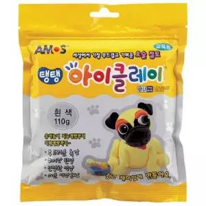 클레이아트 아모스 6000 탱탱아이클레이 110G 흰색