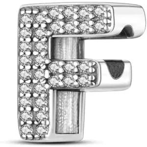 A-Z 알파벳 문자 이름 이니셜 태그 개인화된 모노그램 성 생일 구슬 펜던트 925 스털링 실버 행글 판도라