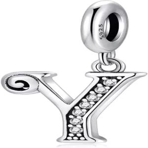 여성용 팔찌 및 목걸이 알파벳 이니셜 펜던트 주얼리 선물용 BETTY SARA 925 스털링 실버 레터 참