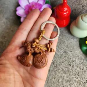 복숭아나무 액막이 조롱박 재물운 비휴 키링