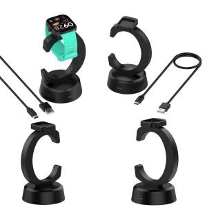 호환 레드미 watch 5용 충전 케이블 lite 액티브 스마트 워치 팔찌 충전기베이스 4 3 어댑터