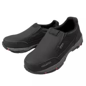 마운티아 4인치 안전화 끈없는 여름 발보호 작업화 선물 편안한 튼튼한