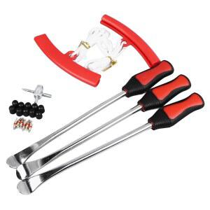 고강도 오토바이 타이어 레버 스푼 도구 키트, 효율적인 스틸 그립 용이 제거 도구