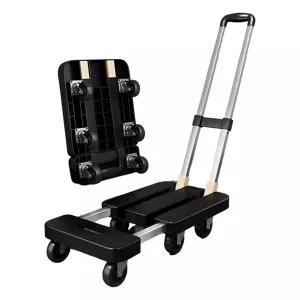 콜콜러브 길이 확장형 접이식 쇼핑 핸드카트 저소음 7바퀴 캐리어 구르마 손수레