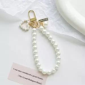 반짝이는 진주 하트 가방 꾸미기 용품 백