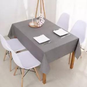 린넨 테이블보 캠핑 천 식탁보 방수 130x180cm 4인 대형 테이블천 커버 책상보 홈카페 넨방수 넨식 2인용 6