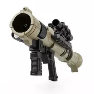 바주카포 박격포 서바이벌 0 대포 3개) 세트A 그린 발사기 (포탄 유탄