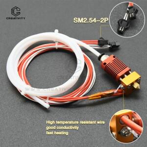 실리콘 커버가 있는 24V Ender-5 3D 프린터 압출기 헤드용 5 핫엔드 키트 알루미늄 열 블록 조립