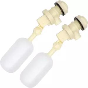 플로트 밸브 1/2 차단 플라스틱 물 말 소 염소 양 돼지 농장을 위한 안정적인 볼 2팩 공급