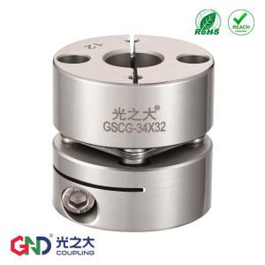 GND 커플링 다이어프램 스테인레스 샤프트 커플 스텝 클램프 연결 모터 인코더 단일 CNC 스틸