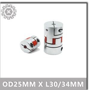 CNC 플럼 클램프 커플링 인코더 커플러 OD25 모터 34MM 12MM 커넥터 L30 샤프트