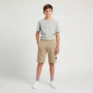 [스톤아일랜드] 와펜로고 스웨트 쇼트 남아 반바지 152230020