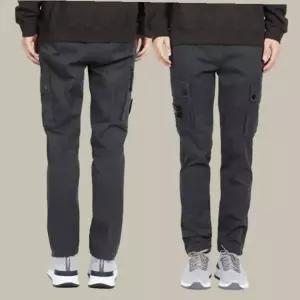 [스톤아일랜드] 남성 와펜 패치 카고 포켓 팬츠 다크그레이 146701536