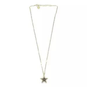 [DIOR]디올 페티트 CD 로고 목걸이 골드 블랙 152825294