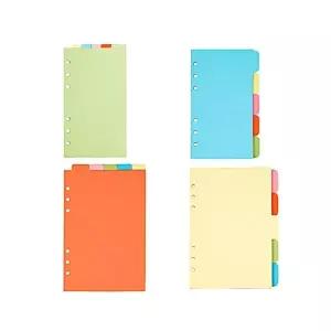 A5 6공 플래너 인덱스 5p 페이지 커버 바인더 다꾸 속지 스프링 다이어리 내지