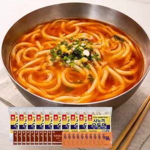 천일 얼큰 우동 10인분 1세트 (면1인분10개+얼큰소스10개+건더기10개)