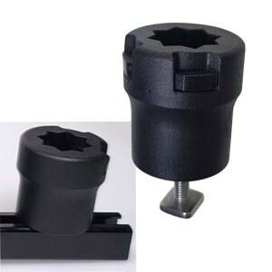 조각 카약 슬라이딩 기어 트랙 어댑터 카누 딩기 해양 보트 추적 레일 낚시 스타 마운트베이스 GPS 어군 탐지기