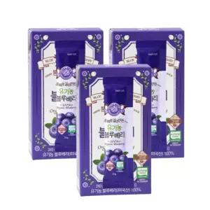 홀베리 블루베리 유기농 블루베리스틱 블루베리즙 스틱 14포 3개