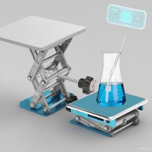 실험실 조정 가능한  리프팅  알루미늄 합금 목공 조각 제어 수동 리프트 스탠드 테이블 벤치