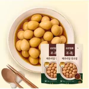 본죽 대용량 냉장 메추리알 장조림 1kg 2팩