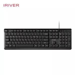 아이리버)유선 항균 키보드(K101 블랙)/마우스/게이밍/세트/저소음/미니/컴퓨터/타자/게임용/자판기/사무용