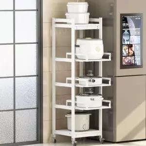 이동식 렌지대 바퀴달린 에어프라이어 밥솥 다이 바퀴 선반