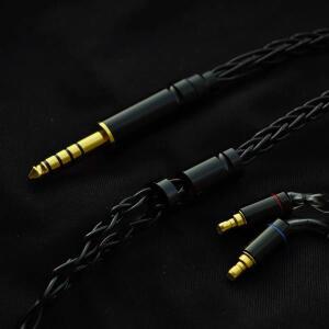 Sennheiser IE100pro/IE500pro/IE400용 고순도 OCC 은도금 리뉴얼 케이블 - 4.4/2.5/3.5가 포함 8코어 밸런